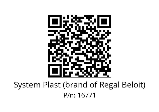   System Plast (brand of Regal Beloit) 16771