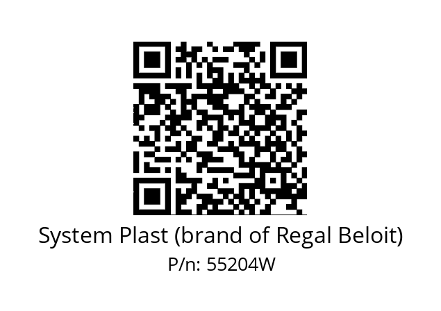   System Plast (brand of Regal Beloit) 55204W