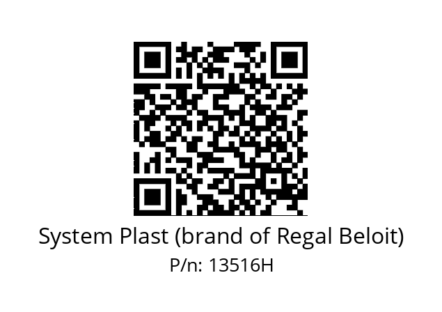   System Plast (brand of Regal Beloit) 13516H