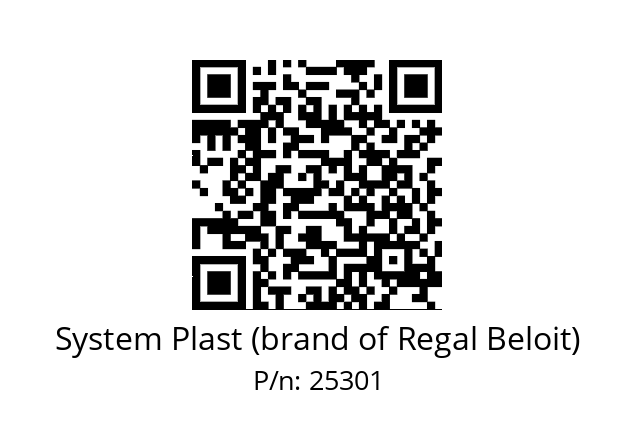   System Plast (brand of Regal Beloit) 25301