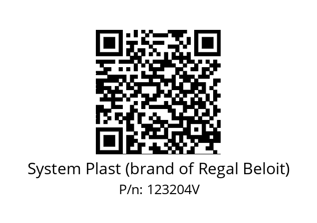   System Plast (brand of Regal Beloit) 123204V