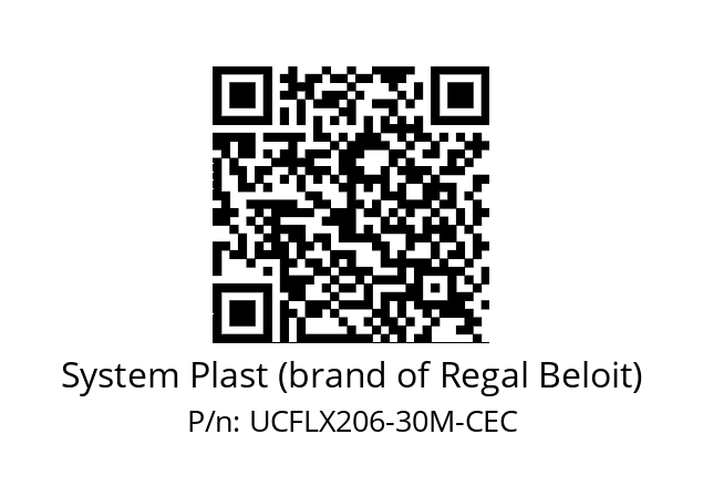   System Plast (brand of Regal Beloit) UCFLX206-30M-CEC