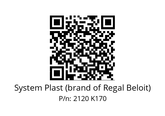   System Plast (brand of Regal Beloit) 2120 K170