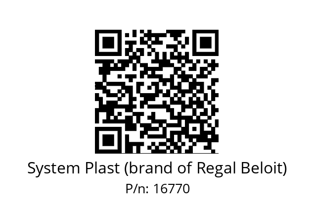   System Plast (brand of Regal Beloit) 16770