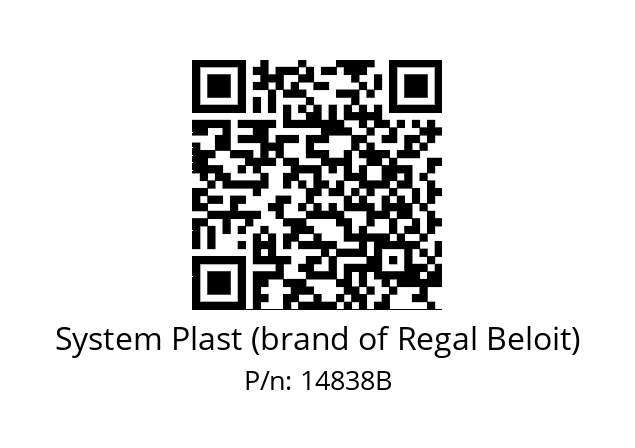   System Plast (brand of Regal Beloit) 14838B