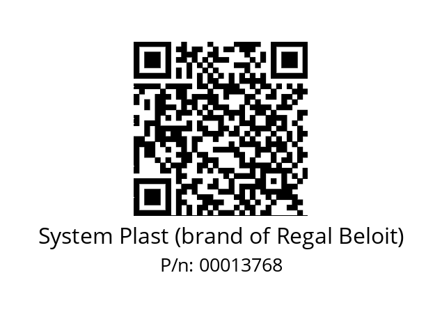   System Plast (brand of Regal Beloit) 00013768