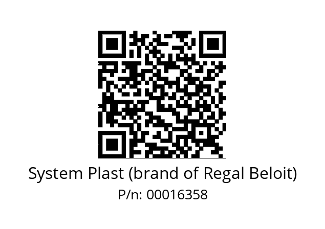   System Plast (brand of Regal Beloit) 00016358