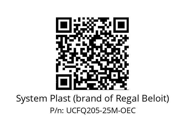   System Plast (brand of Regal Beloit) UCFQ205-25M-OEC