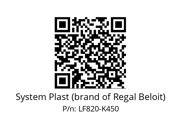   System Plast (brand of Regal Beloit) LF820-K450