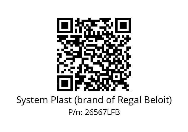   System Plast (brand of Regal Beloit) 26567LFB