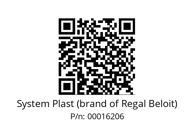   System Plast (brand of Regal Beloit) 00016206