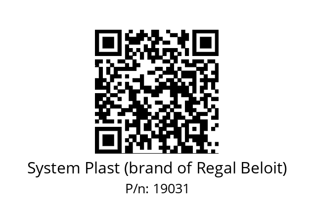   System Plast (brand of Regal Beloit) 19031