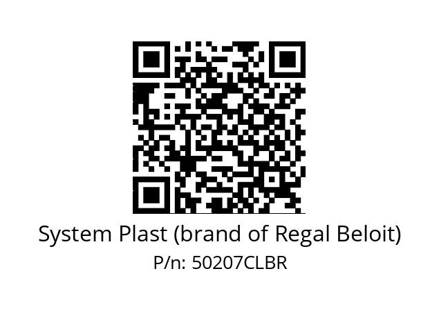   System Plast (brand of Regal Beloit) 50207CLBR