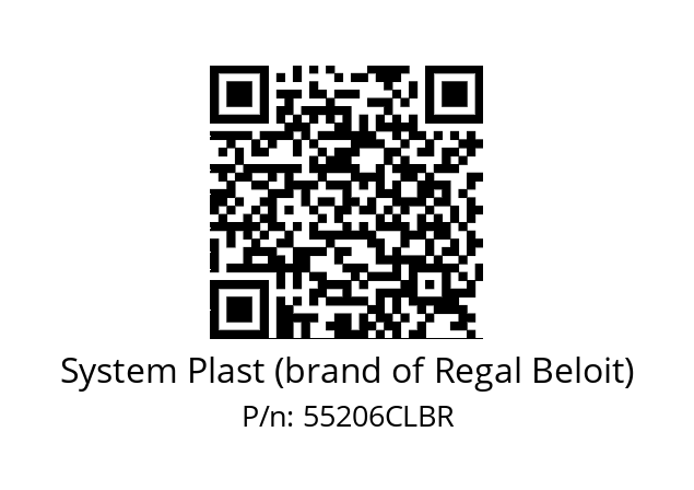   System Plast (brand of Regal Beloit) 55206CLBR