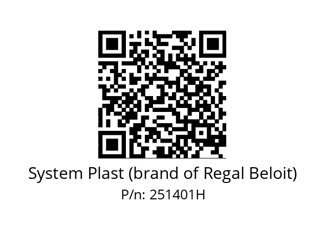   System Plast (brand of Regal Beloit) 251401H