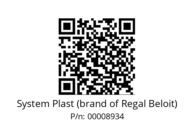   System Plast (brand of Regal Beloit) 00008934