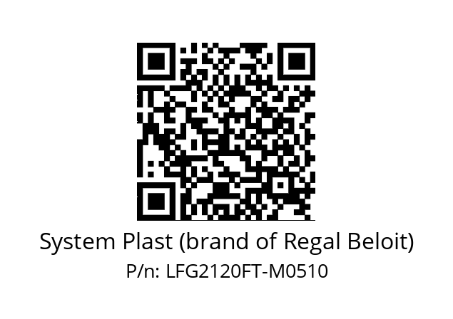   System Plast (brand of Regal Beloit) LFG2120FT-M0510