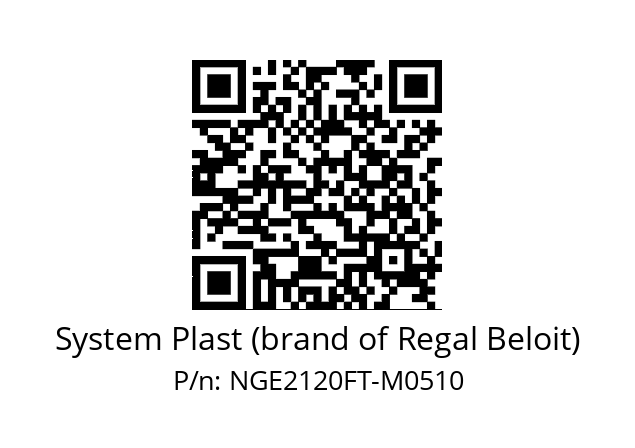   System Plast (brand of Regal Beloit) NGE2120FT-M0510