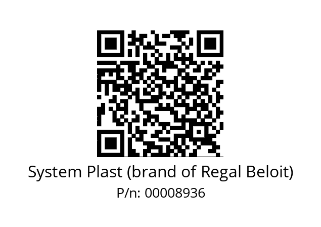   System Plast (brand of Regal Beloit) 00008936