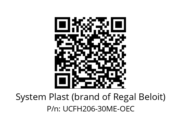   System Plast (brand of Regal Beloit) UCFH206-30ME-OEC