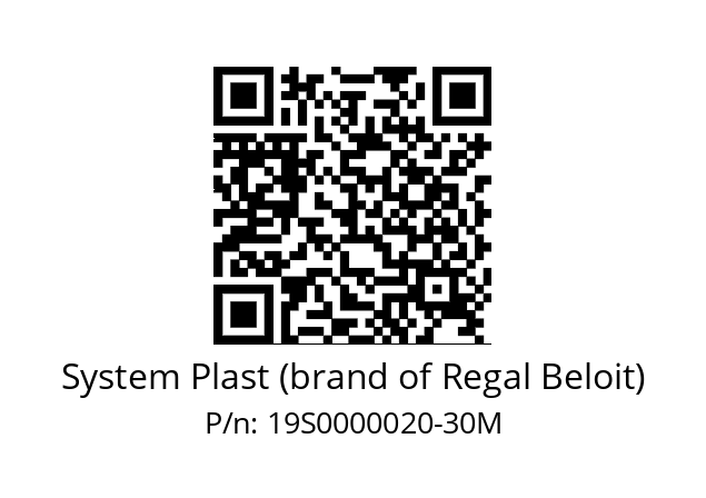   System Plast (brand of Regal Beloit) 19S0000020-30M