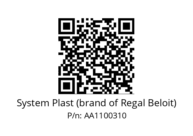   System Plast (brand of Regal Beloit) AA1100310