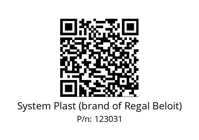   System Plast (brand of Regal Beloit) 123031