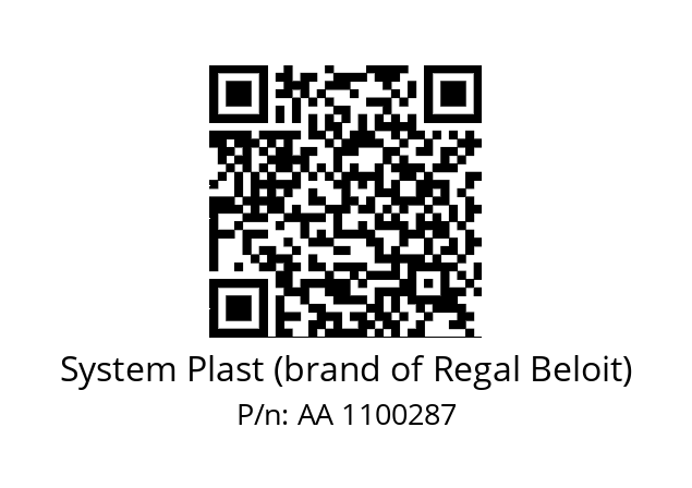   System Plast (brand of Regal Beloit) AA 1100287