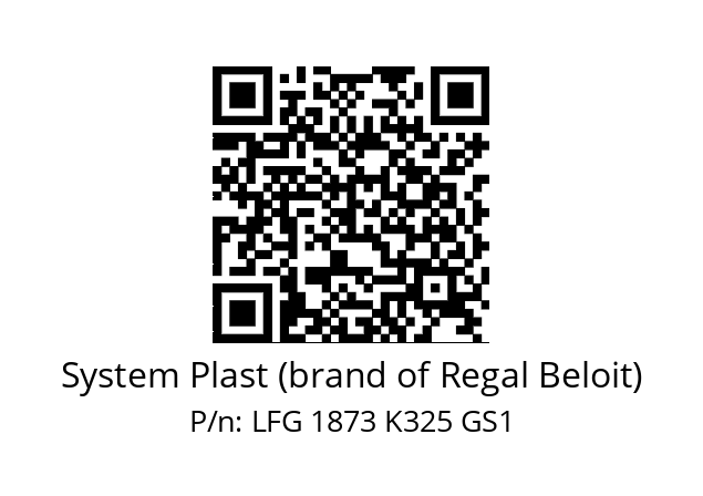   System Plast (brand of Regal Beloit) LFG 1873 K325 GS1