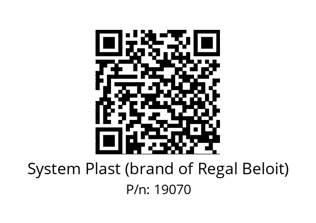   System Plast (brand of Regal Beloit) 19070