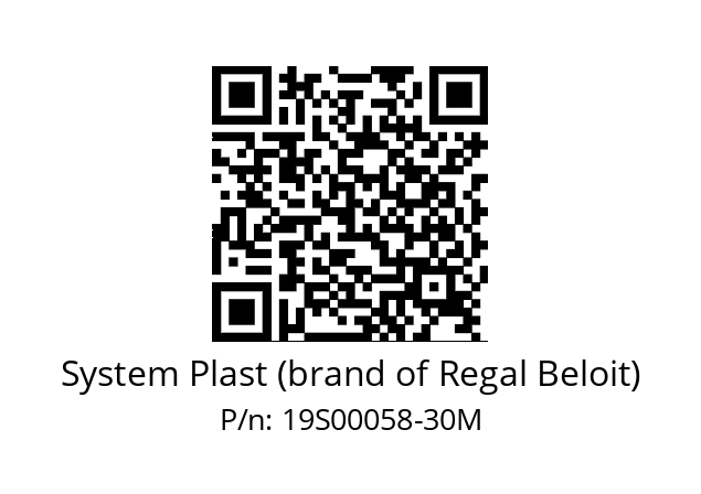   System Plast (brand of Regal Beloit) 19S00058-30M