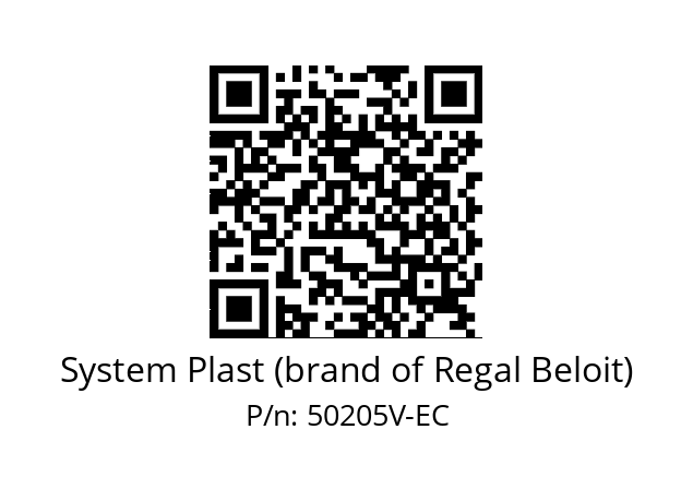   System Plast (brand of Regal Beloit) 50205V-EC