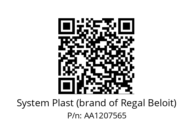   System Plast (brand of Regal Beloit) AA1207565