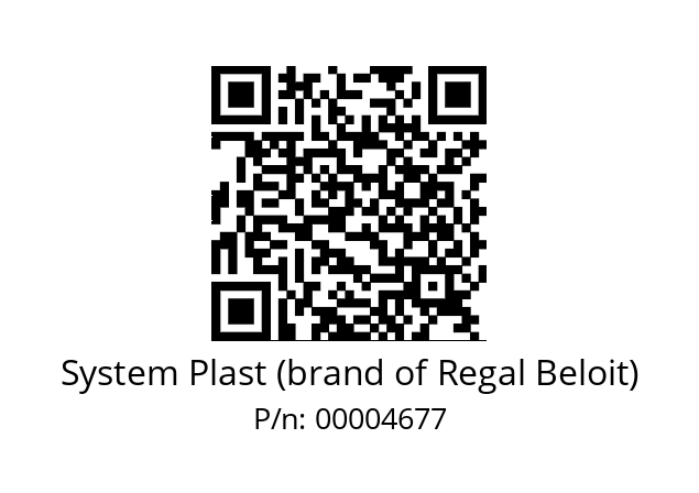   System Plast (brand of Regal Beloit) 00004677