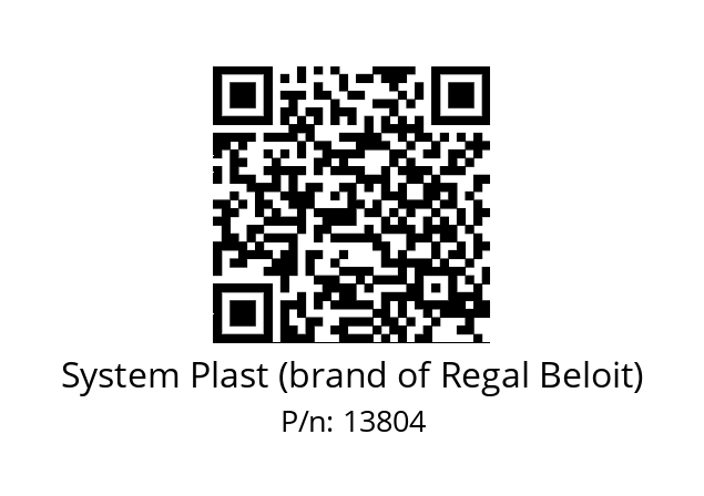   System Plast (brand of Regal Beloit) 13804