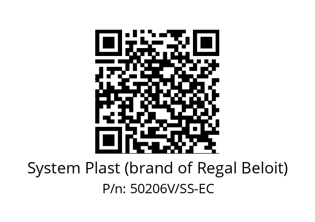   System Plast (brand of Regal Beloit) 50206V/SS-EC