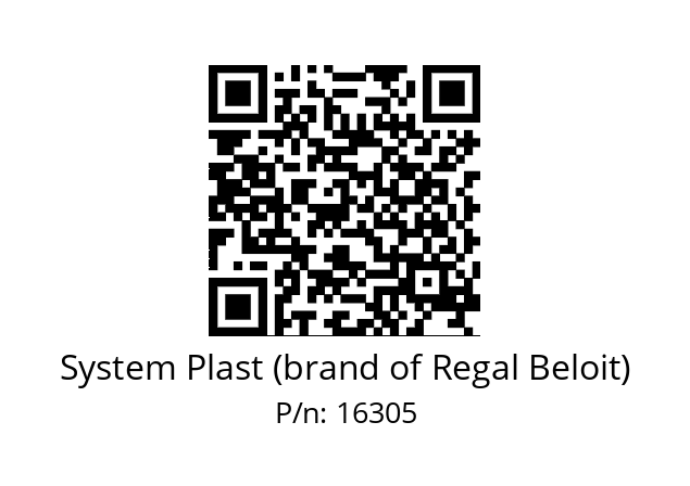   System Plast (brand of Regal Beloit) 16305