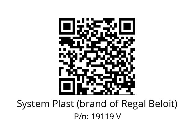   System Plast (brand of Regal Beloit) 19119 V