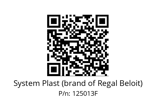   System Plast (brand of Regal Beloit) 125013F