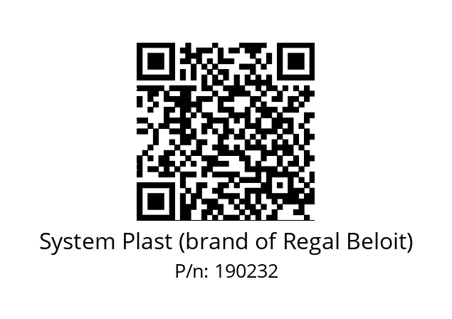   System Plast (brand of Regal Beloit) 190232