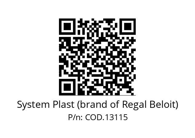   System Plast (brand of Regal Beloit) COD.13115