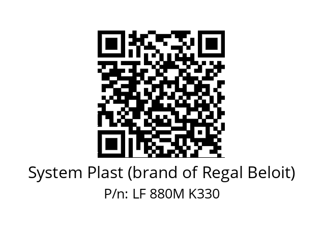   System Plast (brand of Regal Beloit) LF 880M K330