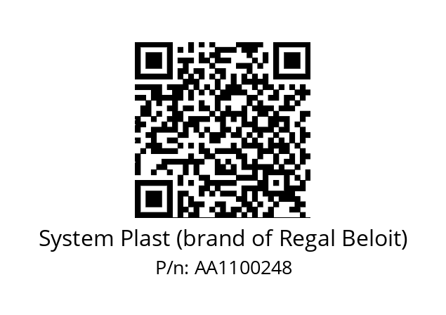   System Plast (brand of Regal Beloit) AA1100248