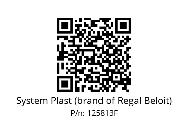   System Plast (brand of Regal Beloit) 125813F