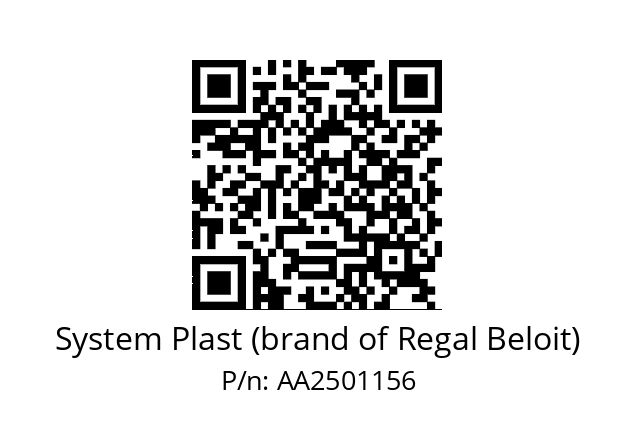   System Plast (brand of Regal Beloit) AA2501156