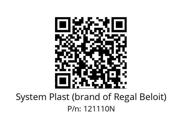   System Plast (brand of Regal Beloit) 121110N