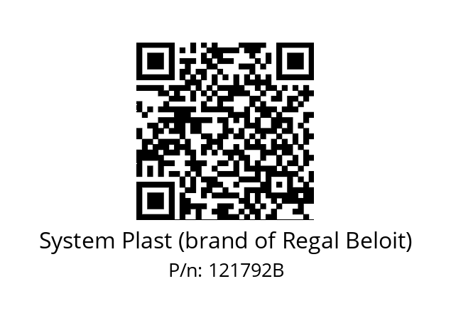   System Plast (brand of Regal Beloit) 121792B