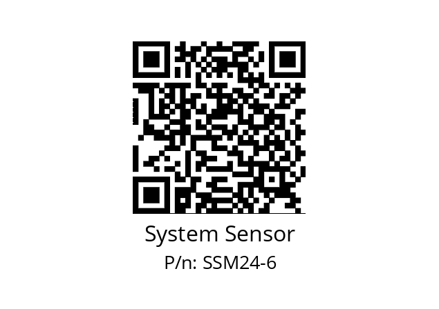   System Sensor SSM24-6