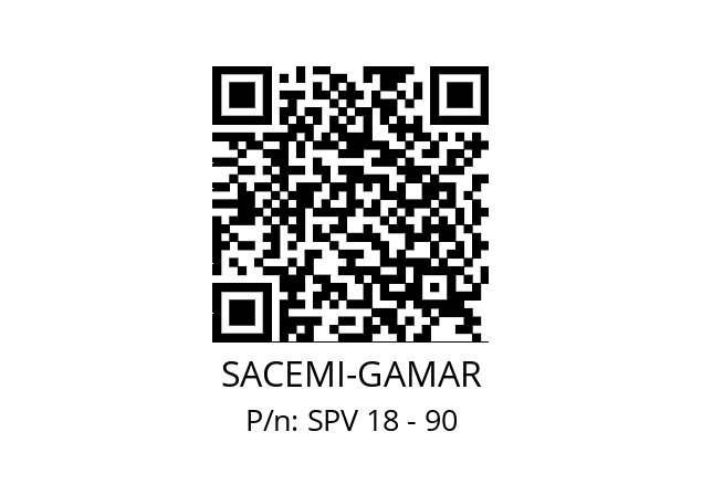   SACEMI-GAMAR SPV 18 - 90