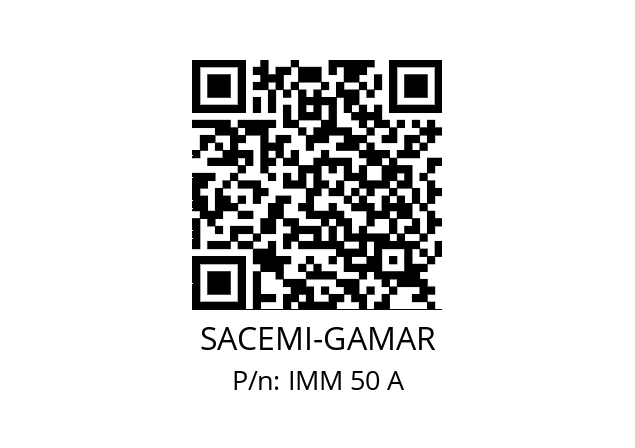   SACEMI-GAMAR IMM 50 A